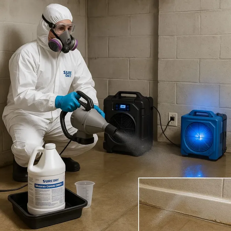 Sanitization and Odor Removal process in Webster, MA